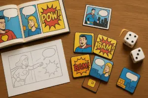 Modi per trasformare disegni in piccoli giochi da tavolo ispirati ai fumetti: Soluzioni facili e veloci