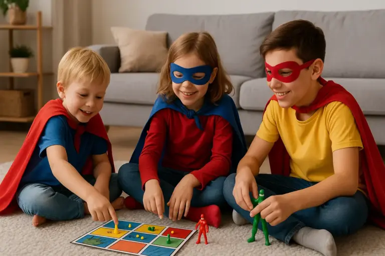 Quali giochi a tema fumetti possono essere condivisi dai bimbi di età diverse? Strategie che evitano discussioni
