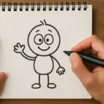 Come si disegna un personaggio semplice e simpatico? Il trucco che piace ai bambini di ogni età