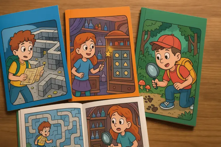 Libri-gioco a fumetti per bambini: Recensione dei titoli che sviluppano logica in modo divertente
