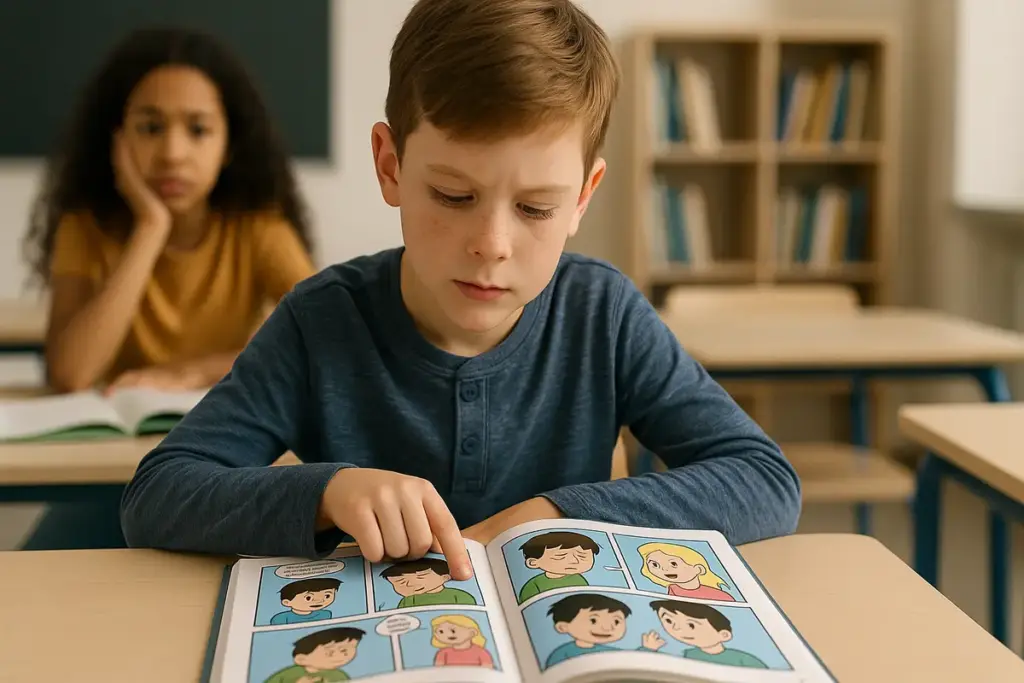 Si possono usare i fumetti per aiutare l’apprendimento emotivo? Un approccio semplice e pratico