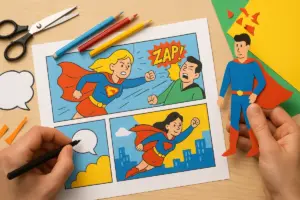 Attività manuali per ricreare scene dei vostri fumetti: Il dettaglio che li rende ancora più divertenti