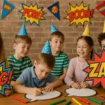 Giochi fai-da-te a tema fumetti per la festa di compleanno: Idee che fanno partecipare anche i bambini più timidi