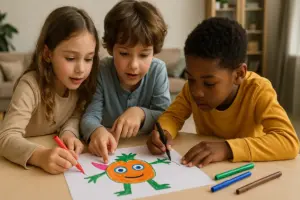 Come insegnare ai bambini a collaborare creando nuovi personaggi? Il segreto della narrazione condivisa