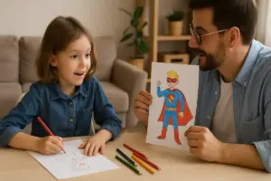 Personaggi dei fumetti personalizzati: Il vantaggio di farli inventare ai bambini durante il gioco