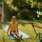 Giochi d’acqua in giardino: 4 idee fai-da-te per i pomeriggi di canicola