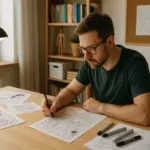 Laboratorio fumetti a casa: gli spazi che fanno davvero la differenza