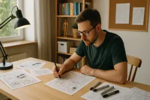 Laboratorio fumetti a casa: gli spazi che fanno davvero la differenza