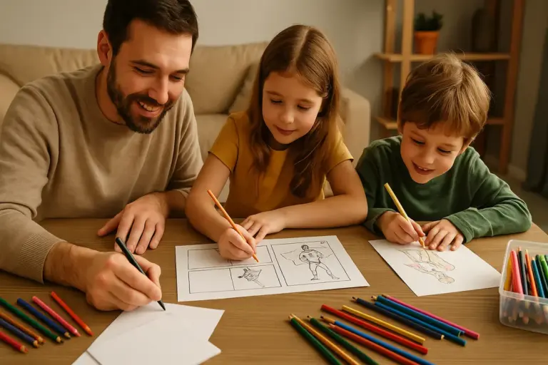 Disegnare fumetti a casa con i bambini: il materiale che nessuno considera davvero