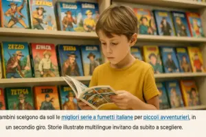 Fumetti italiani d’avventura: perché i bambini li scelgono da soli al secondo giro