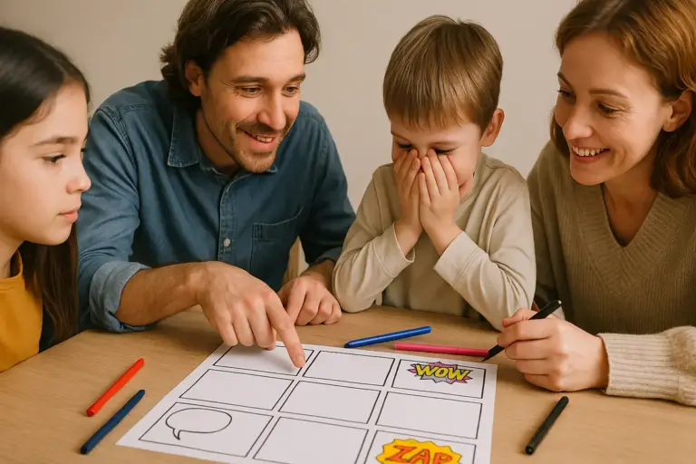 Attività per inventare fumetti in gruppo: come coinvolgere chi non parla mai