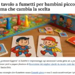 Giochi da tavolo a fumetti per bambini piccoli: l’età minima che cambia la scelta