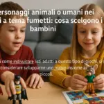 Personaggi animali o umani nei giochi a tema fumetti: cosa scelgono i bambini