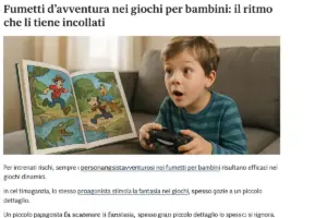 Fumetti d’avventura nei giochi per bambini: il ritmo che li tiene incollati