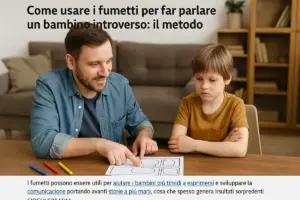 Come usare i fumetti per far parlare un bambino introverso: il metodo