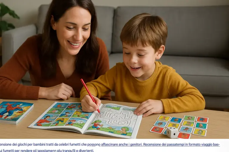 Fumetti con giochi inclusi per bambini: il formato che sorprende i genitori