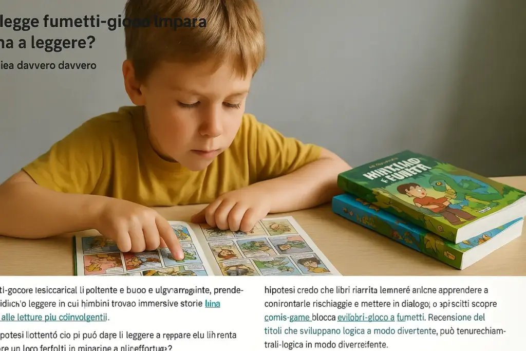 Chi legge fumetti-gioco impara prima a leggere? quello che emerge davvero