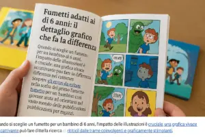 Fumetti adatti ai bambini di 6 anni: il dettaglio grafico che fa la differenza