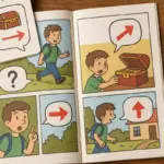Indizi nei fumetti per bambini: la sequenza che funziona al primo tentativo
