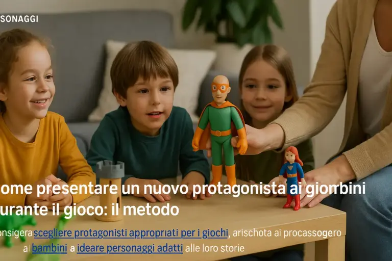 Come presentare un nuovo protagonista ai bambini durante il gioco: il metodo