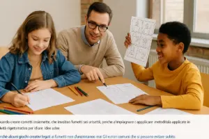 Inventare fumetti insieme in classe o a casa: l’ordine che cambia tutto