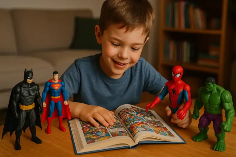 Giochi ispirati ai fumetti per bambini: l’elemento narrativo che fa restare incollati