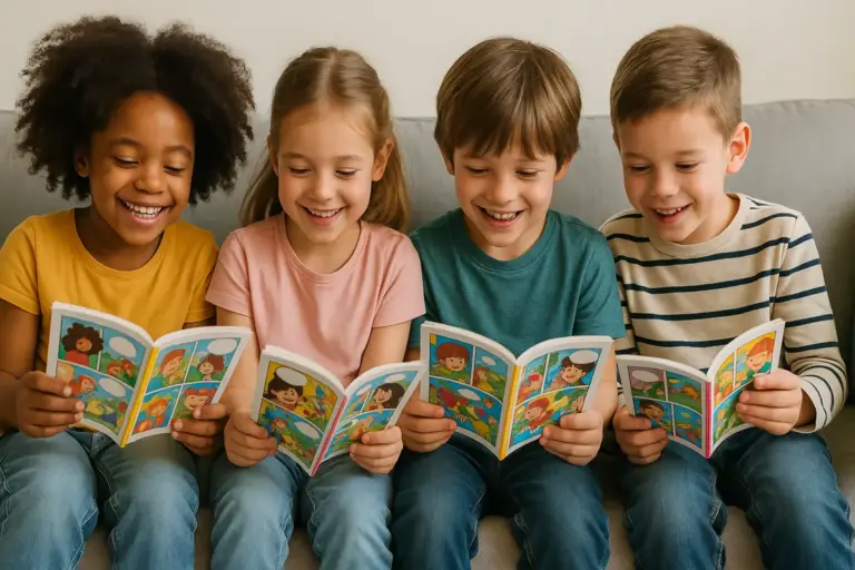Fumetti-gioco per bambini dai 4 anni: il formato che evita la frustrazione iniziale
