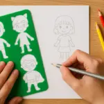 Stencil fai-da-te per disegnare personaggi: il passaggio che semplifica tutto