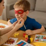 Attività DIY a tema fumetti per bambini inibiti: il trucco che li fa partecipare