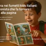 Avventura nei fumetti kids italiani: il protagonista che fa tornare i bambini alla pagina