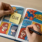 Come nascondere gli indizi in un fumetto DIY: il passaggio che sorprende tutti