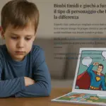 Bimbi timidi e giochi a fumetti: il tipo di personaggio che fa la differenza