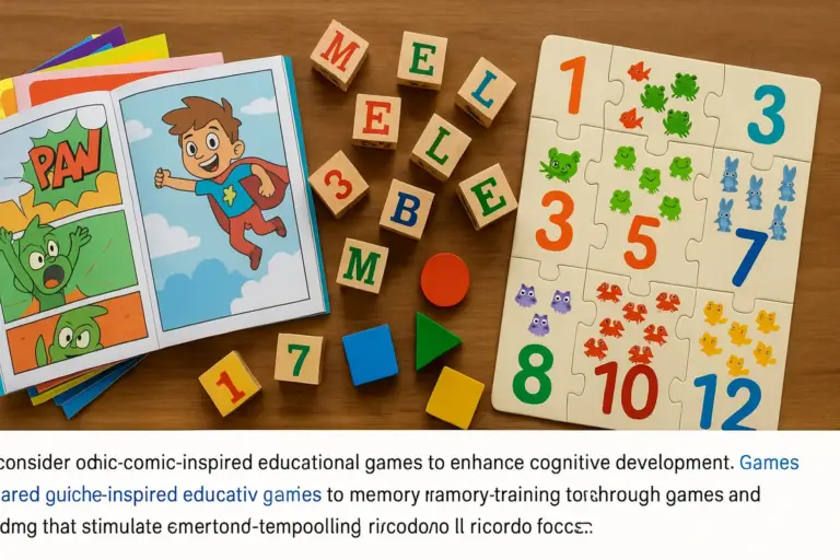 Abbinare fumetti e giochi per lo sviluppo cognitivo: il passaggio che spesso manca