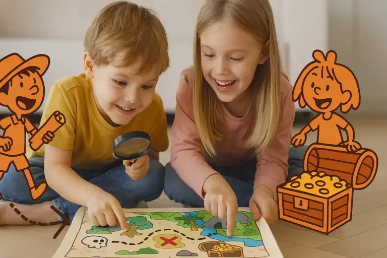 Caccia al tesoro a fumetti per under 6: il trucco che evita i blocchi