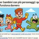 Fumetti per bambini con più personaggi: quale dinamica funziona davvero