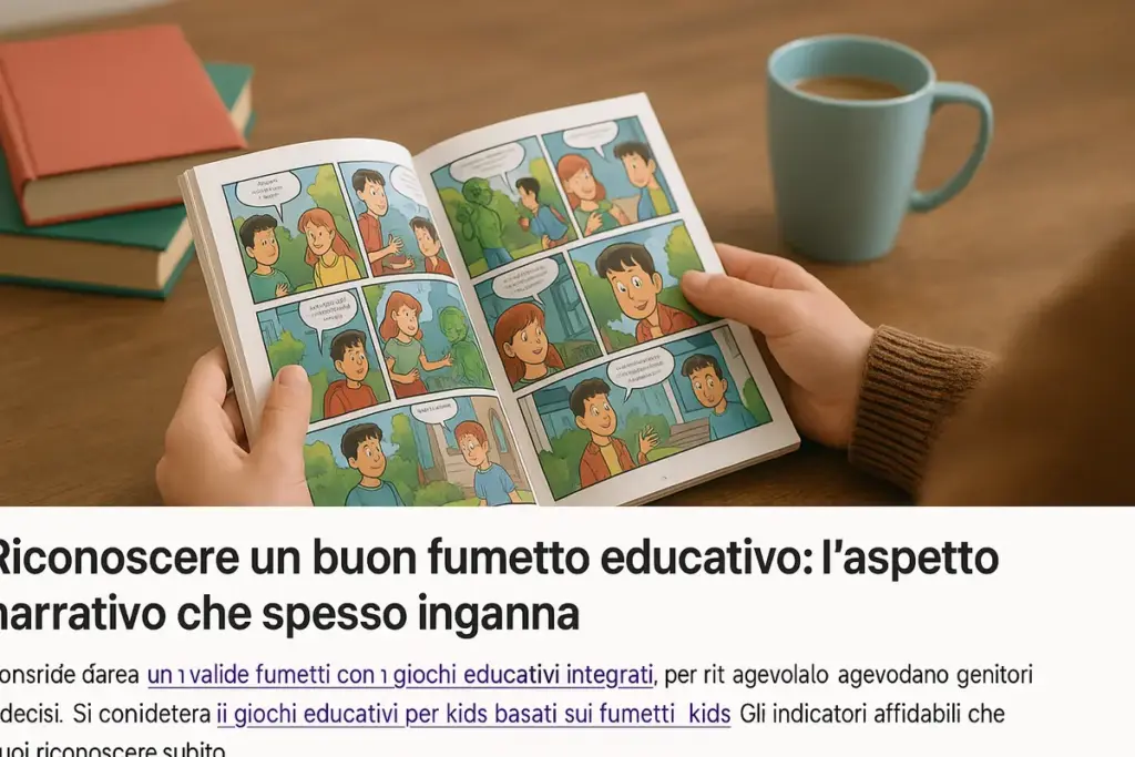 Riconoscere un buon fumetto educativo: l’aspetto narrativo che spesso inganna
