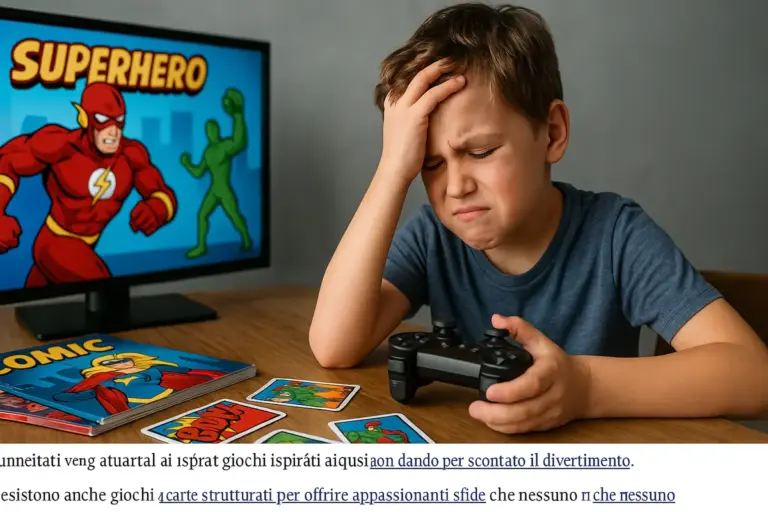 Giochi ispirati ai fumetti e frustrazione: il momento critico da riconoscere