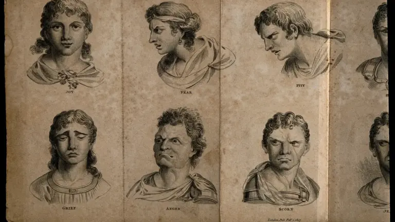 Una pagina, sei espressioni: come disegnare emozioni diverse cambiando solo occhi e bocca