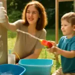Giochi d’acqua senza palloncini: tre sfide con contenitori riutilizzabili