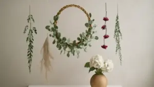Come fare un acchiappasole con fiori secchi e carta trasparente