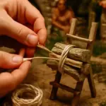 Lavoretti con legnetti raccolti all’aperto: costruire una cornice per disegni