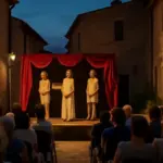 Teatrino per burattini con una scatola di cartone: come aprire il palco