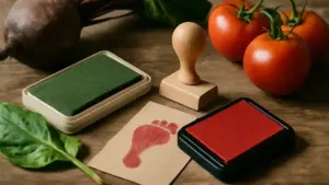Timbri con le patate per bambini: come intagliare forme semplici e stampare su carta