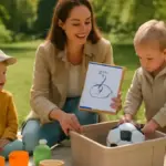 Che cosa è sparito? Regole del gioco di osservazione con oggetti su un vassoio