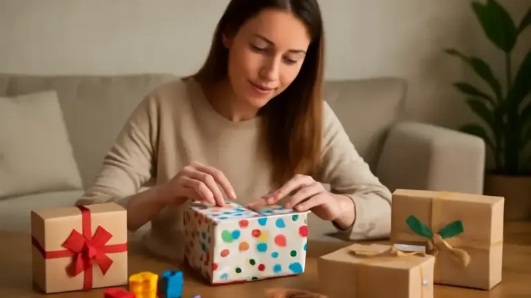 Stampa con il pluriball: come creare motivi a pois su carta da regalo