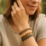Braccialetti con cannucce di carta: come tagliare e infilare le perline