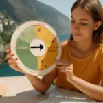 Come creare una ruota delle emozioni di cartoncino con una freccia girevole