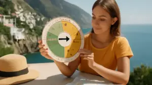 Come creare una ruota delle emozioni di cartoncino con una freccia girevole