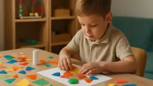 Tessere di mosaico con carta colorata: come comporre un’immagine su una griglia