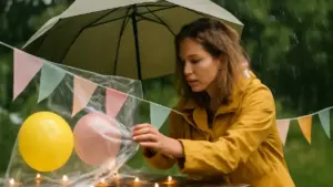 Come disegnare la pioggia in un fumetto senza coprire personaggi e balloon